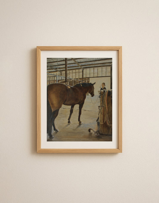 Interior, Boot Farm Stables Giclée Fine Art Print
