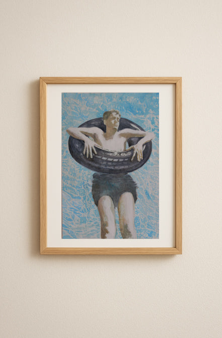 Pool Boy Giclée Fine Art Print