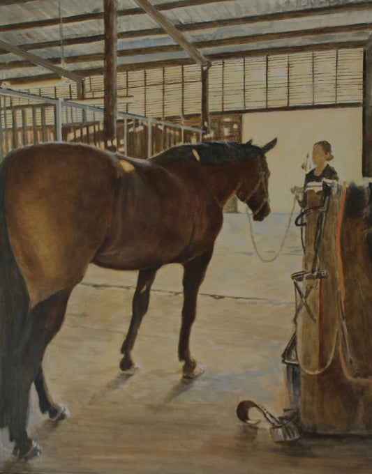 Interior, Boot Farm Stables Giclée Fine Art Print