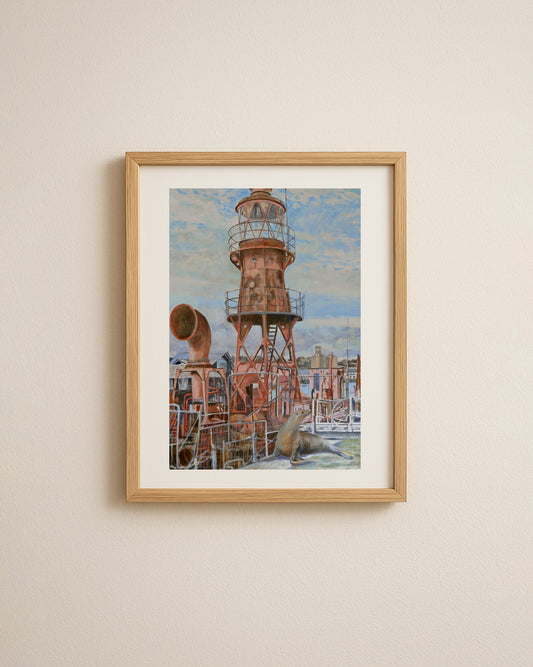 North Carr Lightship, Dundee Giclée Fine Art Print
