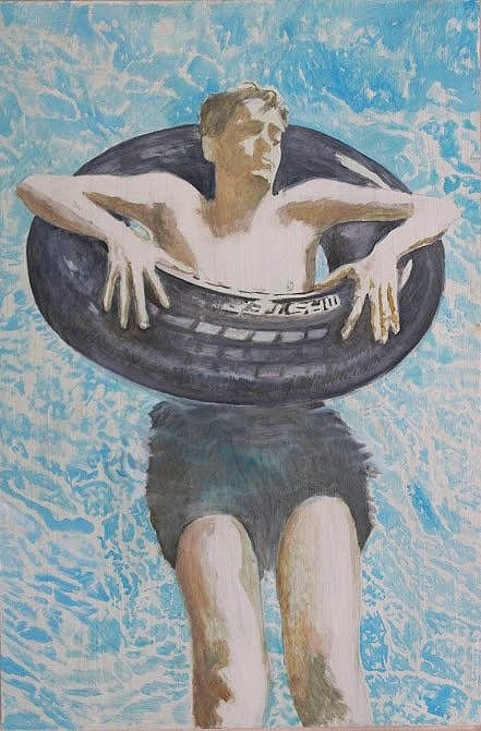 Pool Boy Giclée Fine Art Print